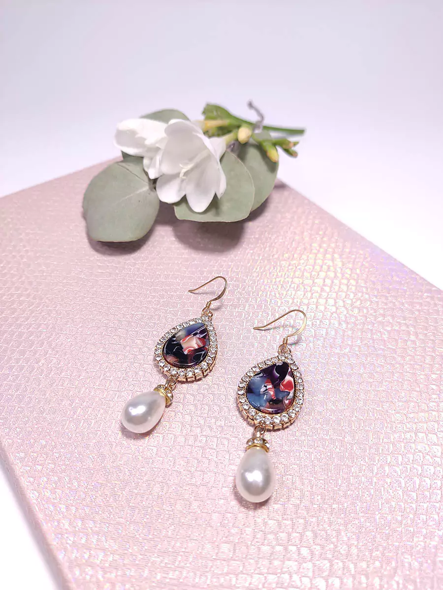 Frosted Glamour Set – Premium Χειμερινό Σετ Ατσάλινων Κοσμημάτων με Νιφάδες Χιονιού  | CHRISARTI