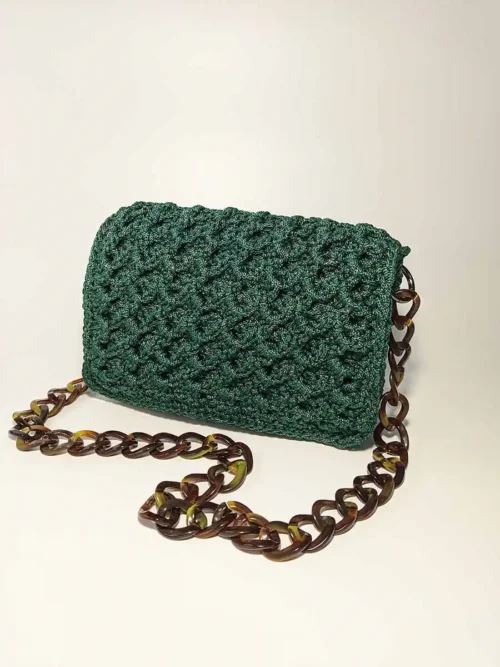 Τσάντα ώμου πράσινη