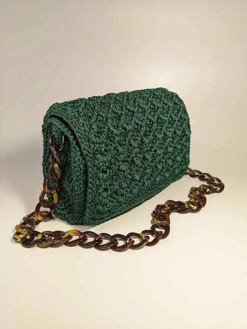 Τσάντα ώμου πράσινη