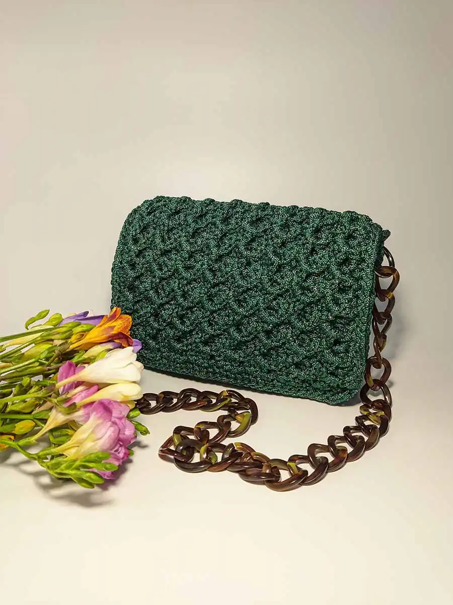 BAG-0011 Τσάντα ώμου πράσινη