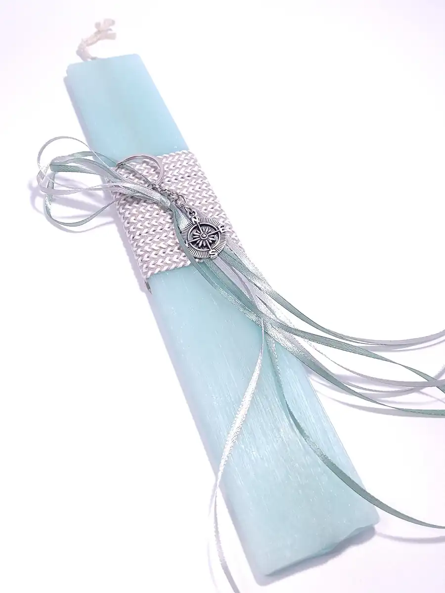 Λαμπάδα σιέλ με μπρελόκ