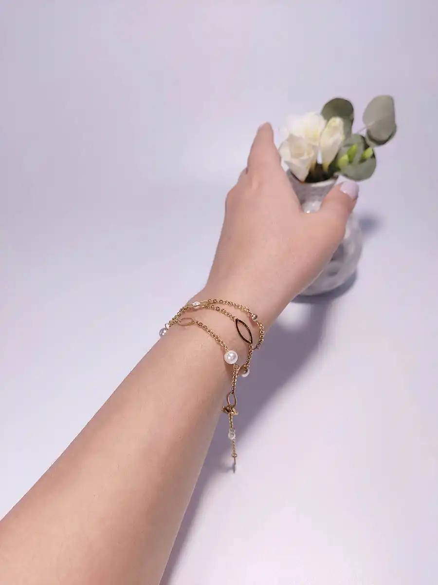 Αλυσίδα πολυμορφική ατσάλινη με φίλντισι