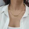 NECKLACE-0001 (1) Αλυσίδα ατσάλινη "Μαμά"