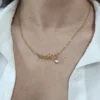 NECKLACE-0001 (2) Αλυσίδα ατσάλινη "Μαμά"