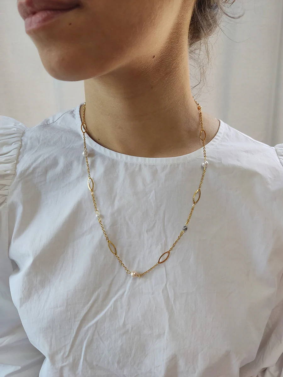 Αλυσίδα πολυμορφική ατσάλινη με φίλντισι