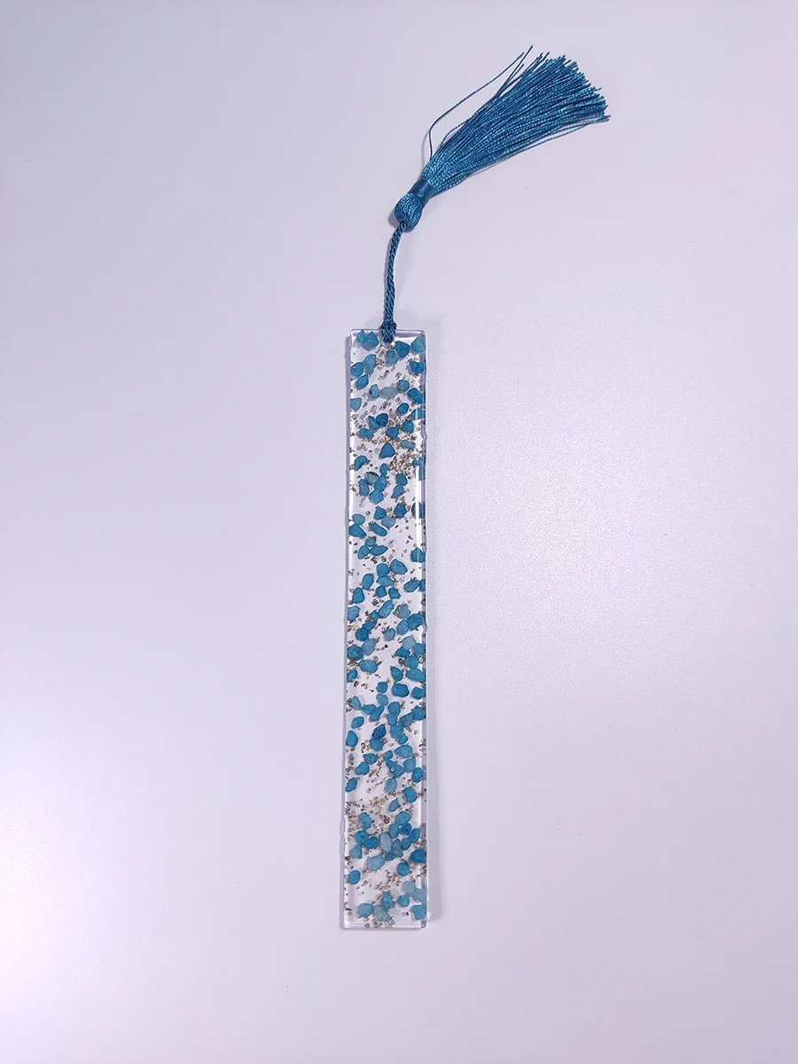 Σελιδοδείκτης με μπλε πετραδάκια