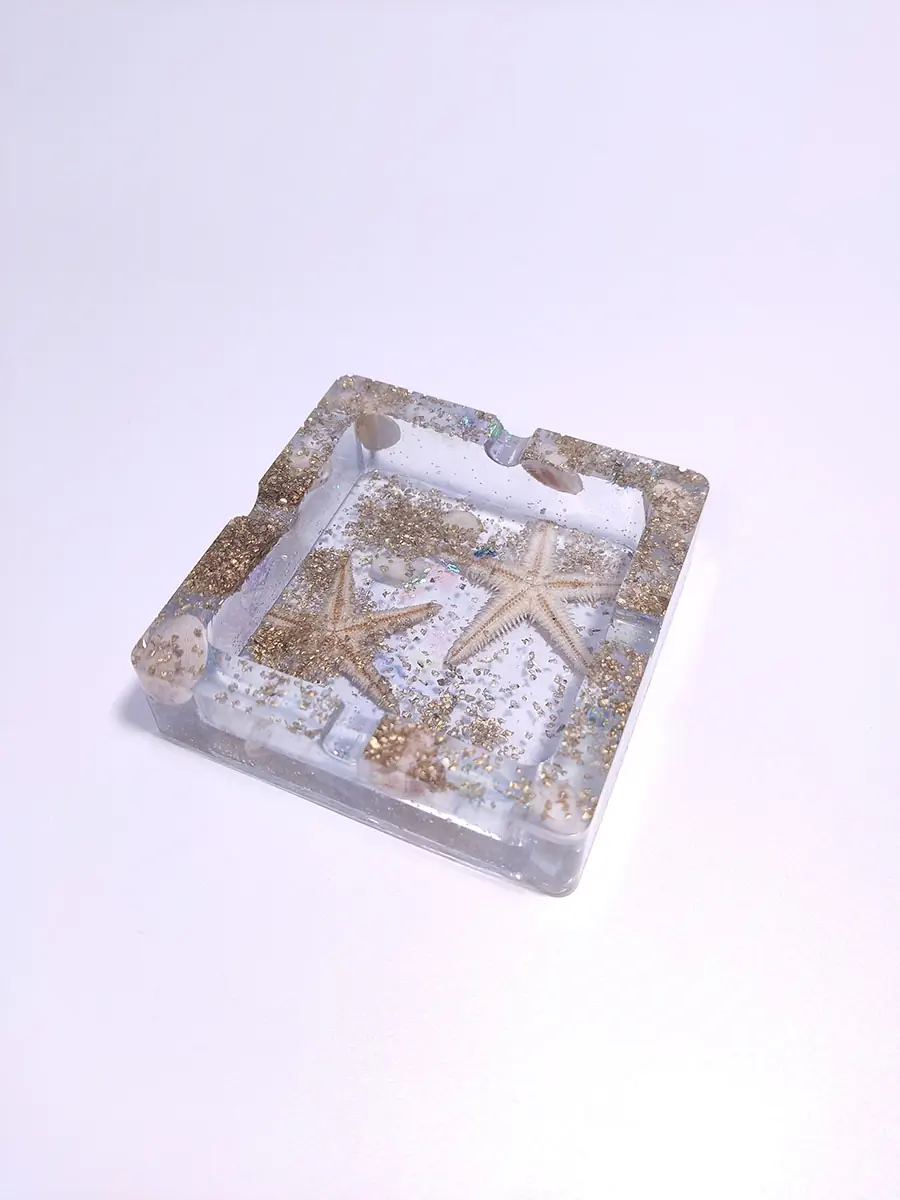 Τασάκι τετράγωνο με αστερίες