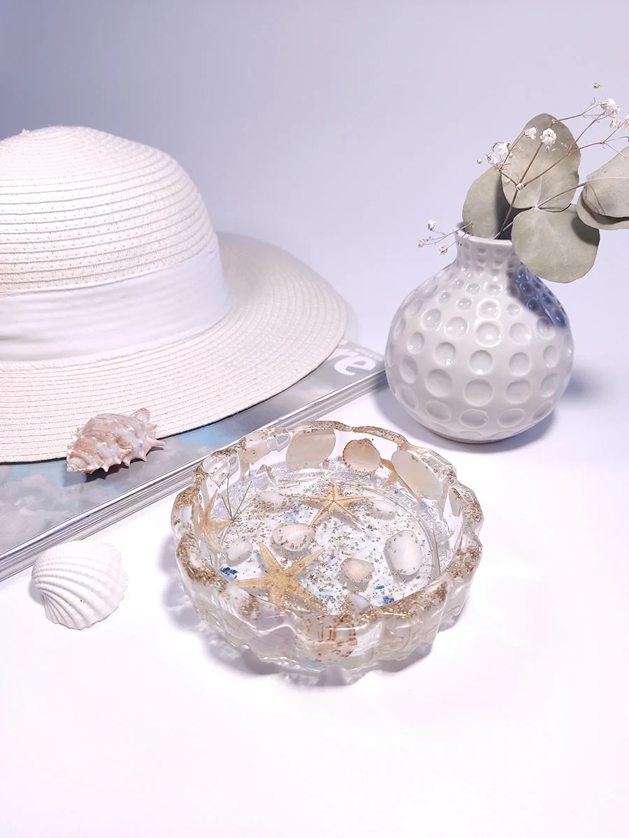 DECBOWL-0003 (2) Διακοσμητικό πιατάκι με αστερίες