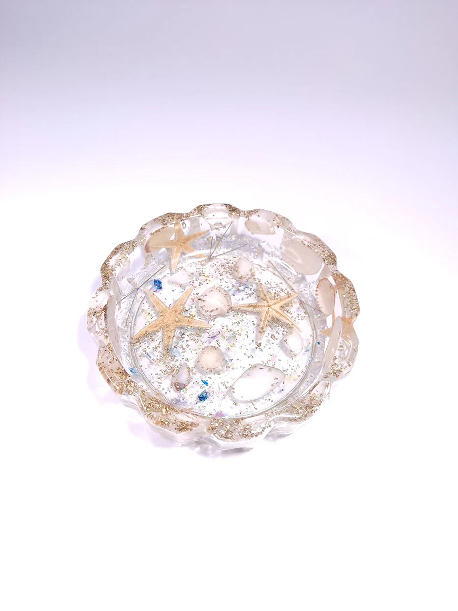 DECBOWL-0003 (5) Διακοσμητικό πιατάκι με αστερίες