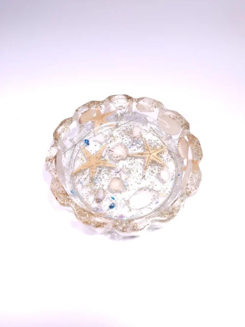 DECBOWL-0003 (6) Διακοσμητικό πιατάκι με αστερίες