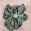 Scrunchie Λάστιχο μαλλιών λεπτό σατέν βεραμάν Large