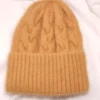 BEANIES-0018 (2) Μονόχρωμο Σκουφί με Σχέδιο Πλεξούδες - 2 αποχρώσεις | CHRISARTI