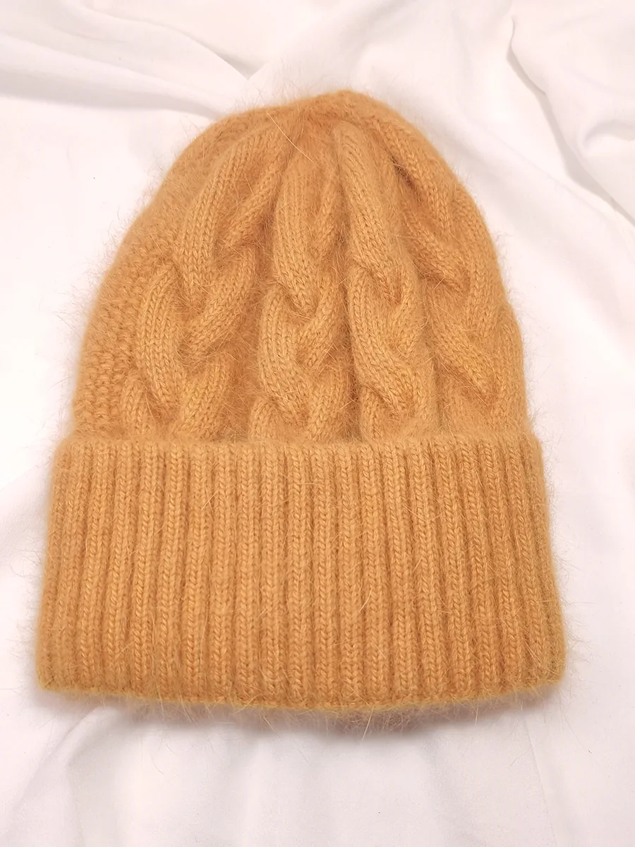 Μονόχρωμο Σκουφί με Πλεξούδες - 2 αποχρώσεις | CHRISARTI