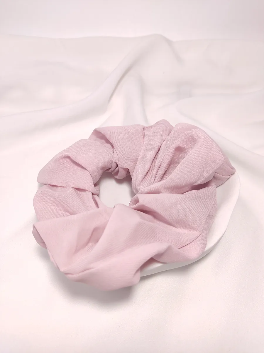 Scrunchie Λάστιχο μαλλιών μουσελίνας σάπιο μήλο Large