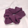 Scrunchie Λάστιχο μαλλιών μουσελίνας μοβ Large