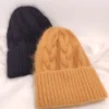 BEANIES-0017 (1) Μονόχρωμο Σκουφί με Σχέδιο Πλεξούδες - 2 αποχρώσεις | CHRISARTI