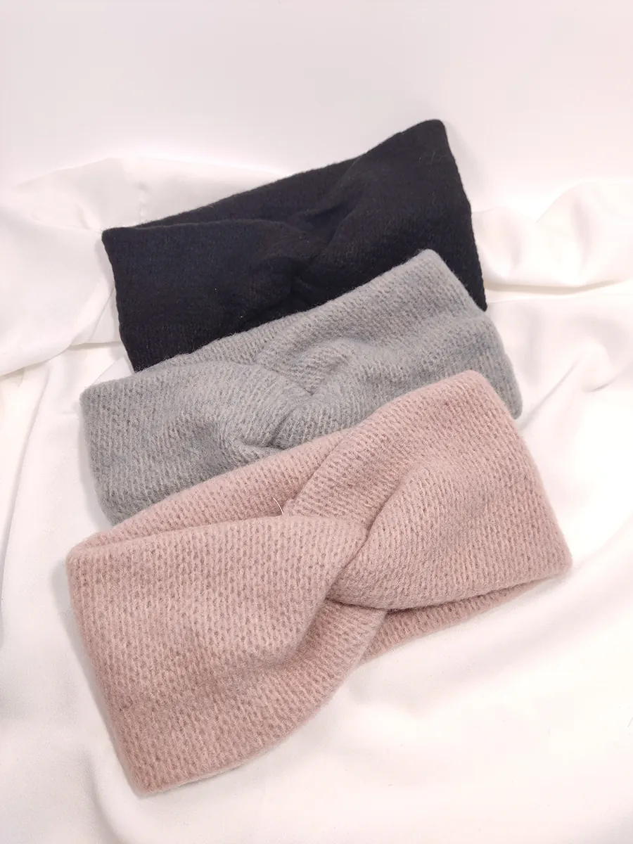 Κορδέλα μαλλιών μονόχρωμη χοντρή 3 χρώματα