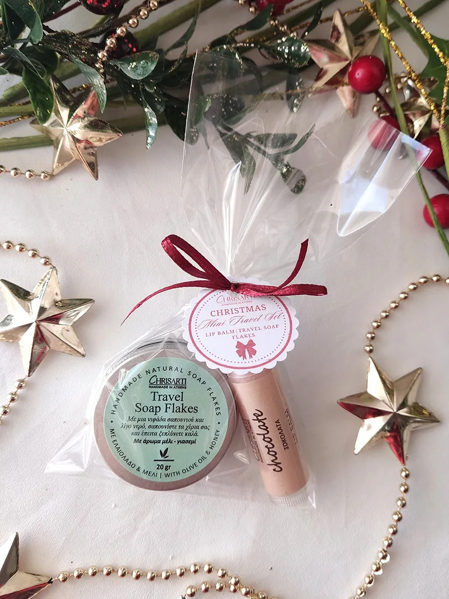 GIFTSET-0005CH Mini Natural Travel Set – Σετ Φυσικών Προϊόντων Ταξιδιού για Απόλυτη Φροντίδα Παντού | CHRISARTI