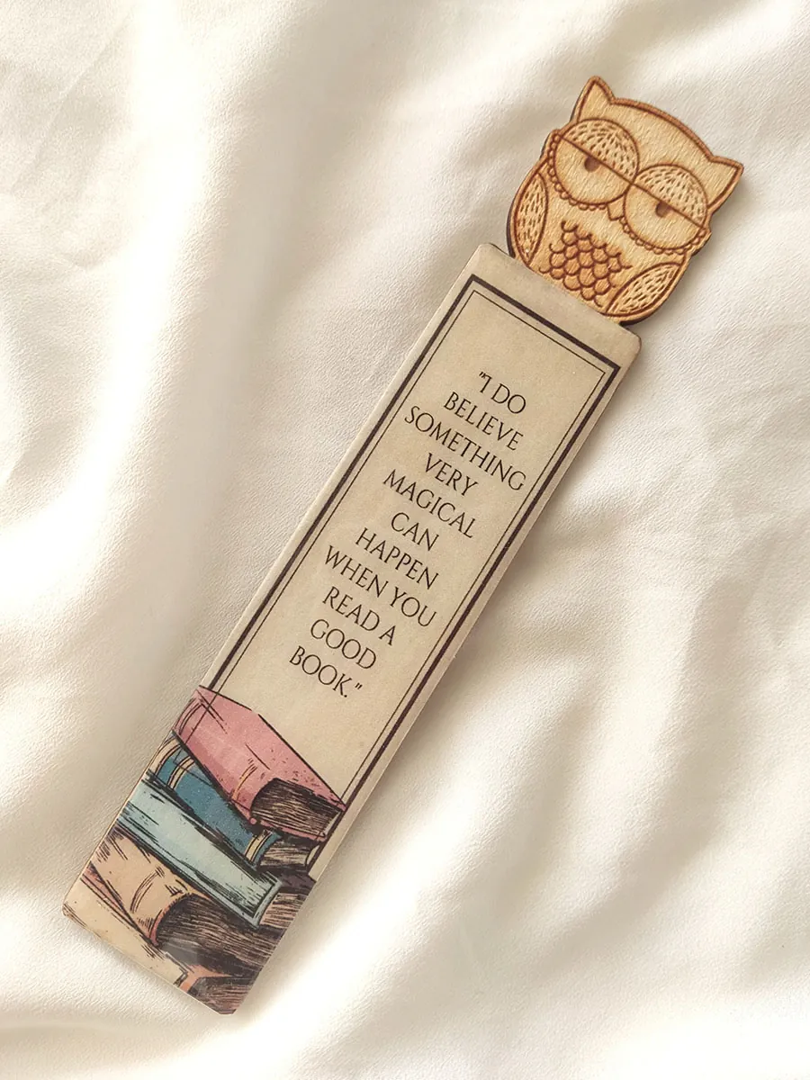 Σελιδοδείκτης ξύλινος Read a good book