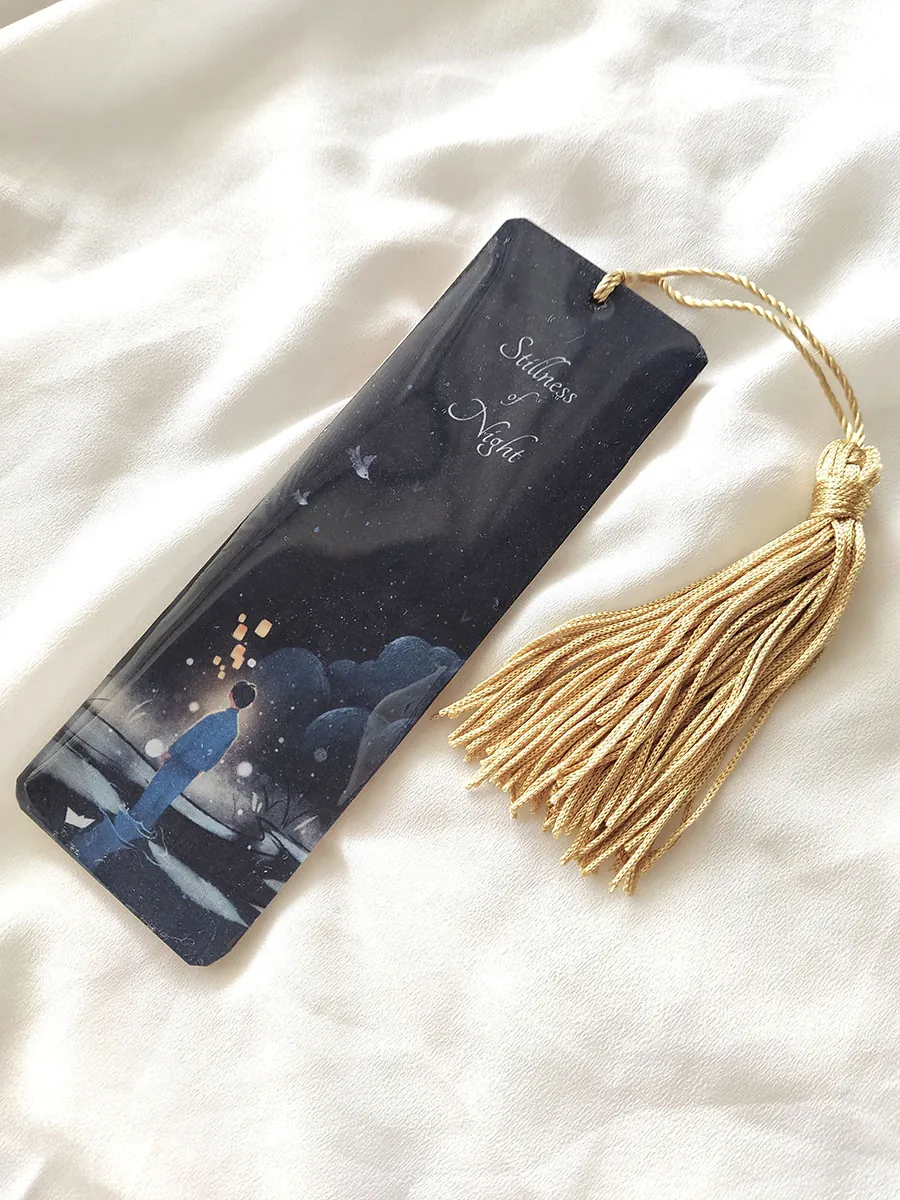 Σελιδοδείκτης ξύλινος Stillness of night