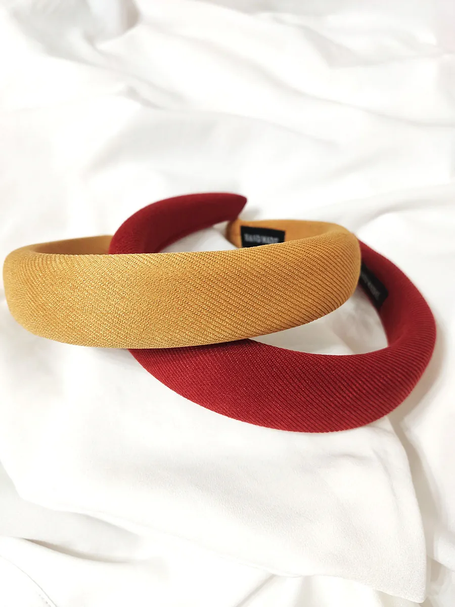 Στέκα μαλλιών από κοτλέ ύφασμα - 2 χρώματα | CHRISARTI