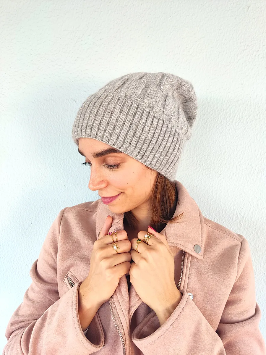 Σκουφί με πλέξη αμύγδαλο – Ζεστό, μοντέρνο και άνετο σε 7 αποχρώσεις | CHRISARTI