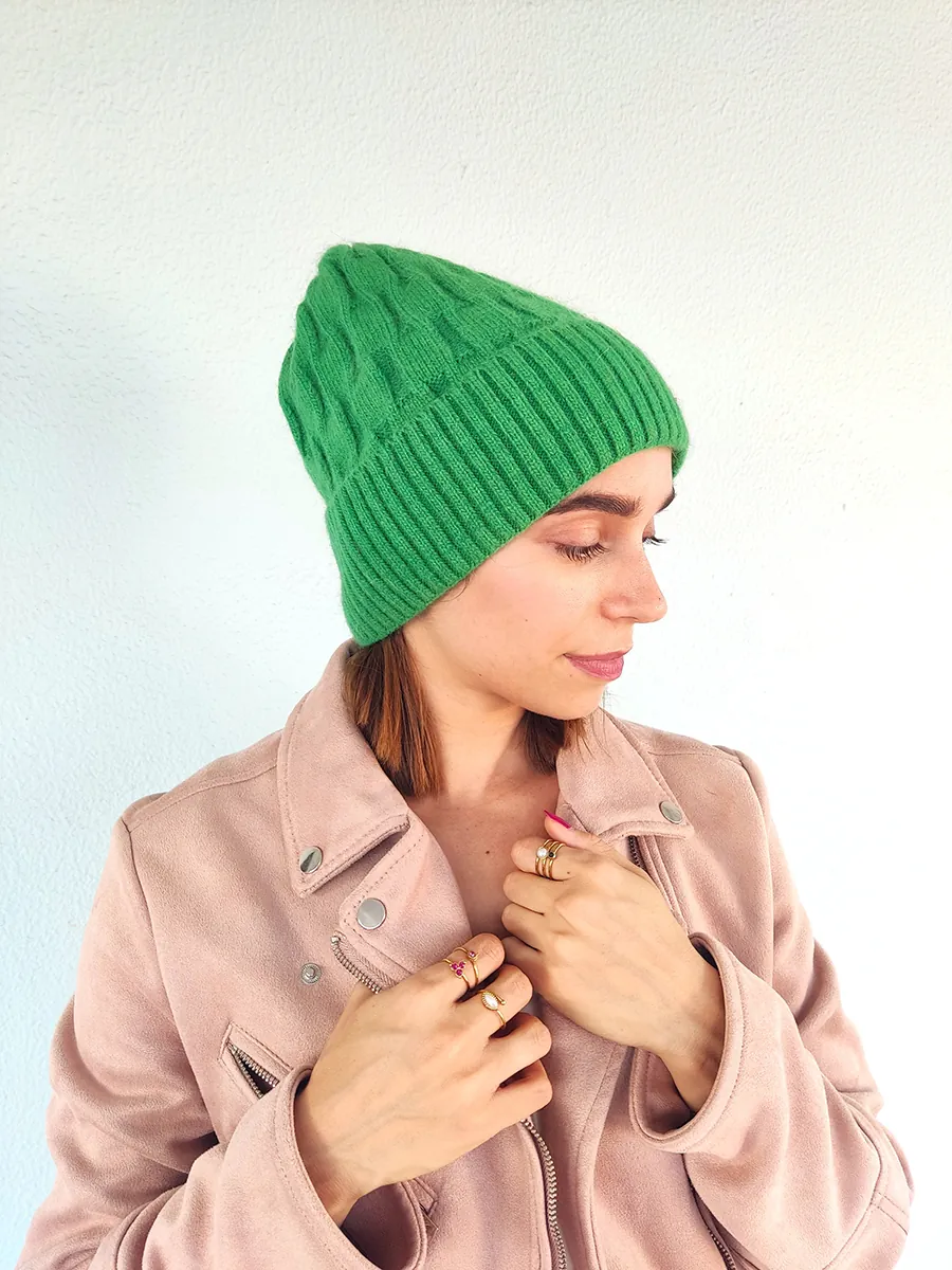 Σκουφί με πλέξη αμύγδαλο – Ζεστό, μοντέρνο και άνετο σε 7 αποχρώσεις | CHRISARTI