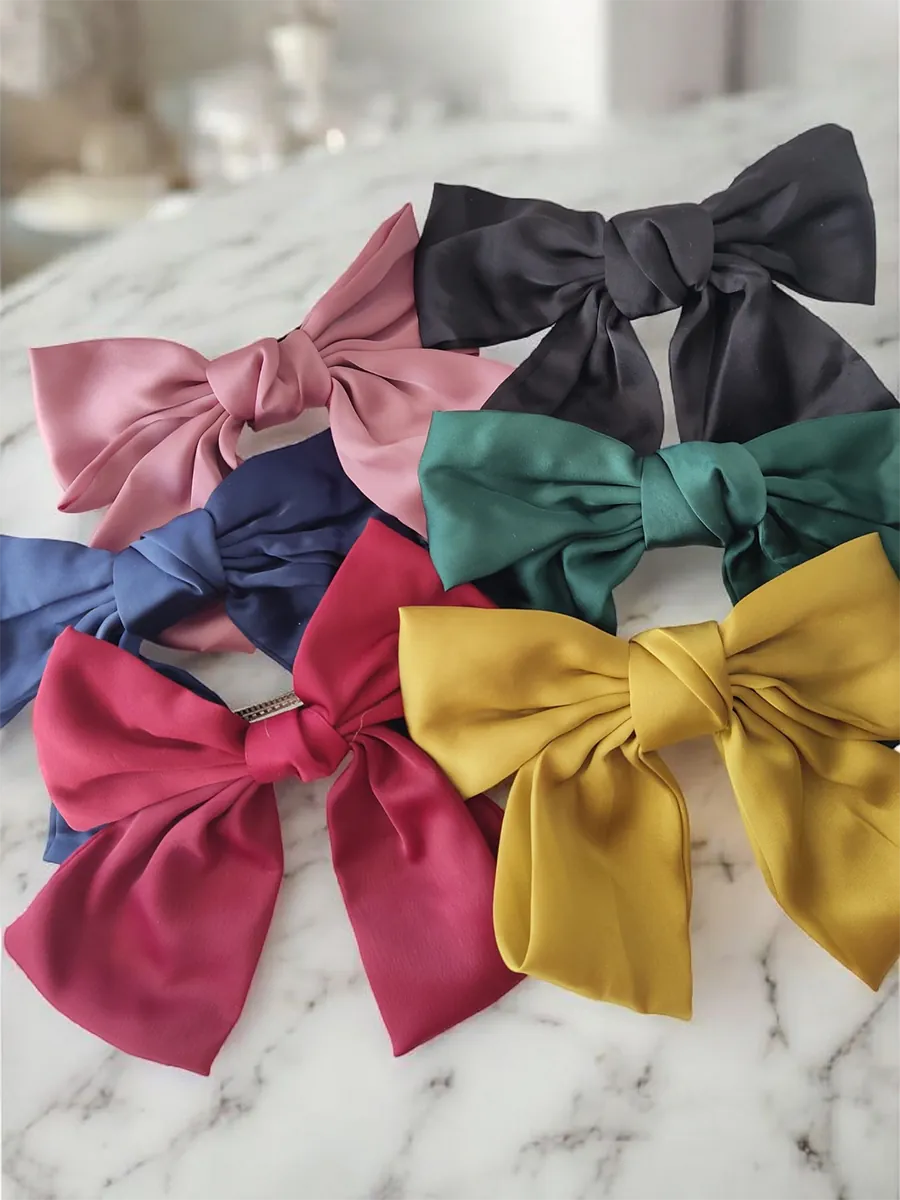 Μεγάλος Φιόγκος για μαλλιά κρεμ