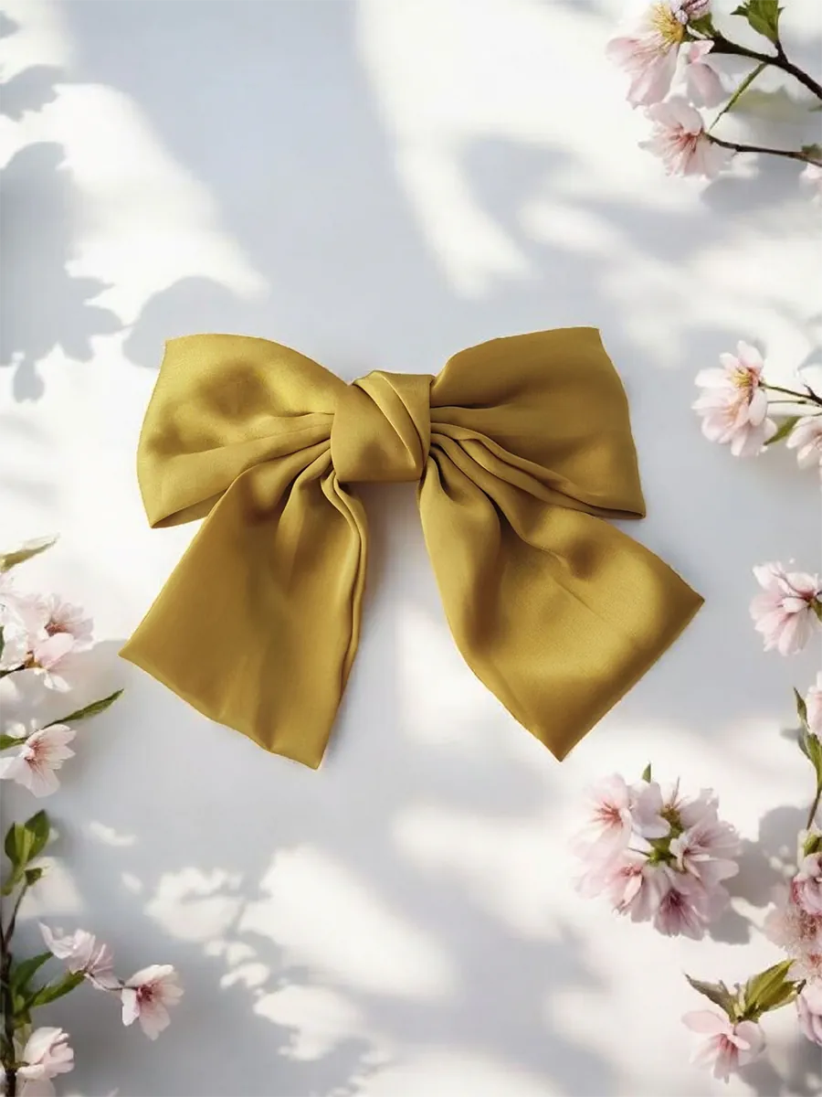 Φιόγκος για μαλλιά χρυσός