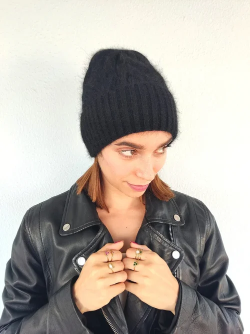 BEANIES-0018 (1) Μονόχρωμο Σκουφί με Σχέδιο Πλεξούδες - 2 αποχρώσεις | CHRISARTI