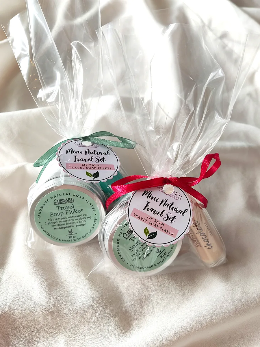 Mini Natural Travel Set – Σετ Φυσικών Προϊόντων Ταξιδιού για Απόλυτη Φροντίδα Παντού | CHRISARTI