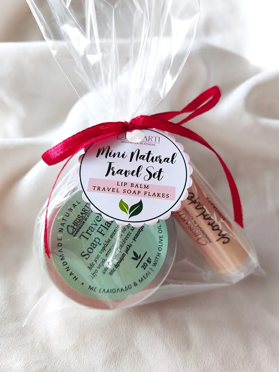 Mini Natural Travel Set – Σετ Φυσικών Προϊόντων Ταξιδιού για Απόλυτη Φροντίδα Παντού | CHRISARTI