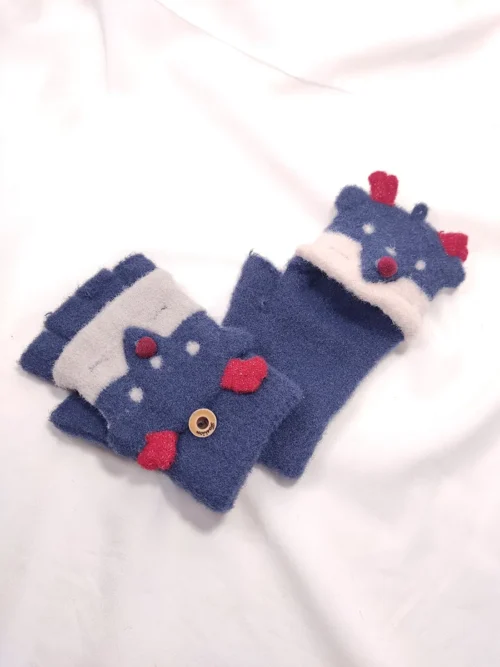 KIDSGLOVES-0002 (3) Παιδικά Γάντια με Σχέδιο Τάρανδος – Ζεστά, μαλακά και παιχνιδιάρικα για τις χειμωνιάτικες μέρες | CHRISARTI