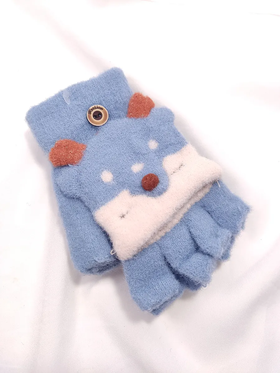 KIDSGLOVES-0002 (5) Παιδικά Γάντια με Σχέδιο Τάρανδος – Ζεστά, μαλακά και παιχνιδιάρικα για τις χειμωνιάτικες μέρες | CHRISARTI