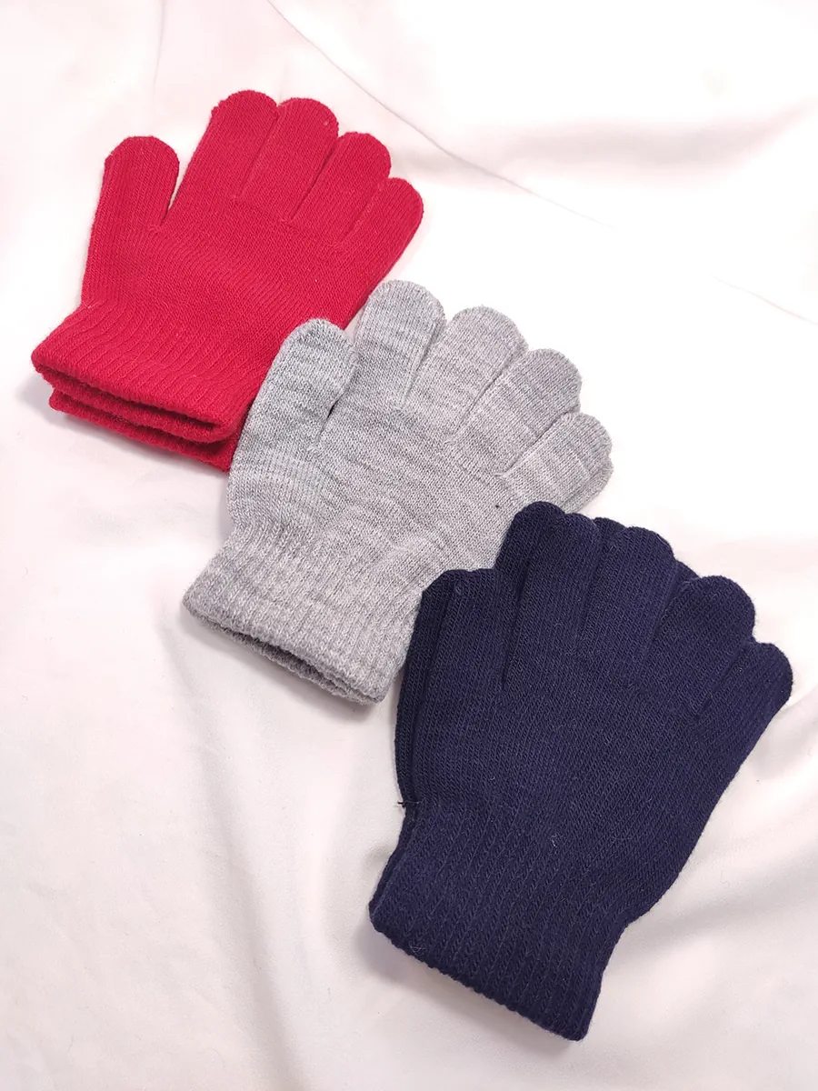 Παιδικά μονόχρωμα γάντια – Ζεστά & απαλά | CHRISARTI