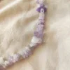 Χειροποίητο Κολιέ με Τσιπς Αμέθυστου σε Λιλά Αποχρώσεις – 44εκ | CHRISARTI
