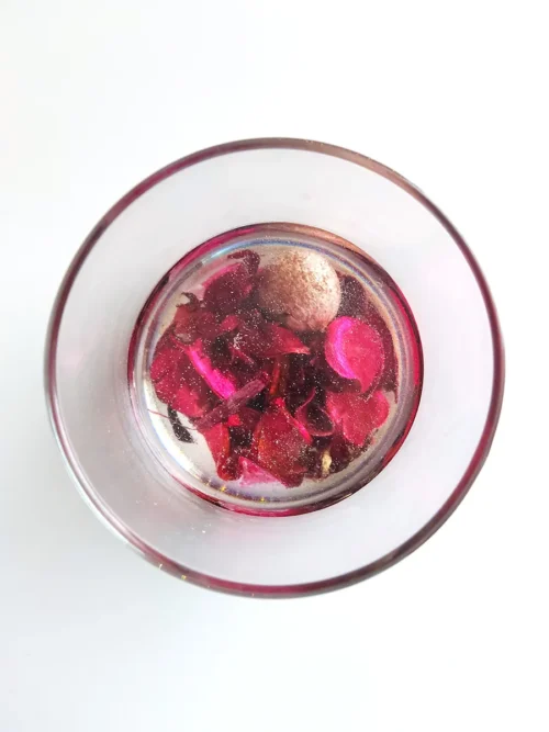 Χειροποίητο Γυάλινο Ρεσό με Υγρό Γυαλί & Ενσωματωμένη Διακόσμηση | CHRISARTI