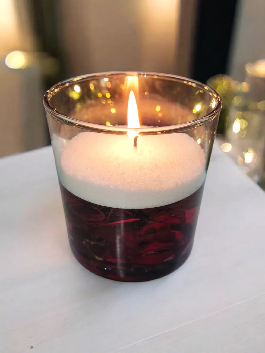 Χειροποίητο Γυάλινο Ρεσό με Υγρό Γυαλί & Ενσωματωμένη Διακόσμηση | CHRISARTI