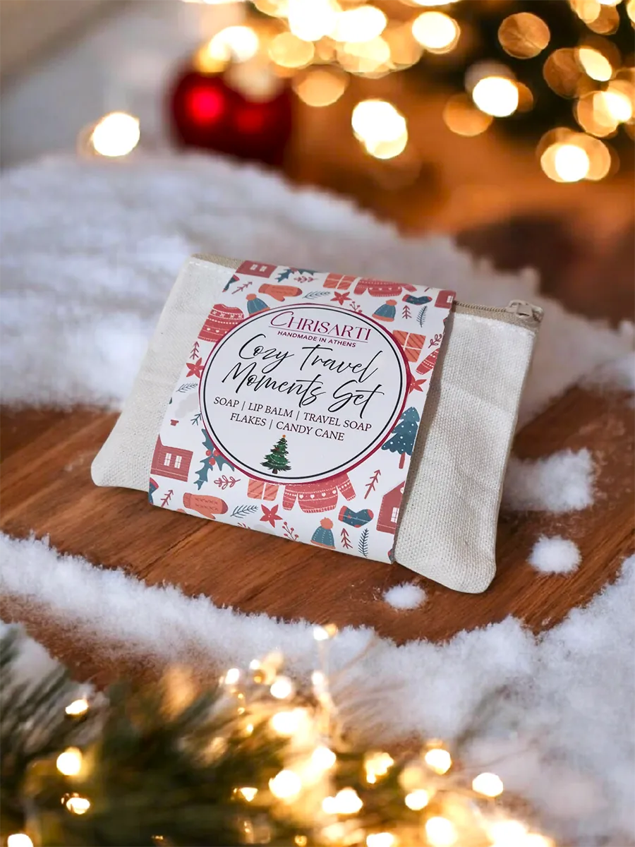 Cozy Travel Moments Set | Χειροποίητο Σετ Περιποίησης Ταξιδιού από Φυσικά Συστατικά | CHRISARTI