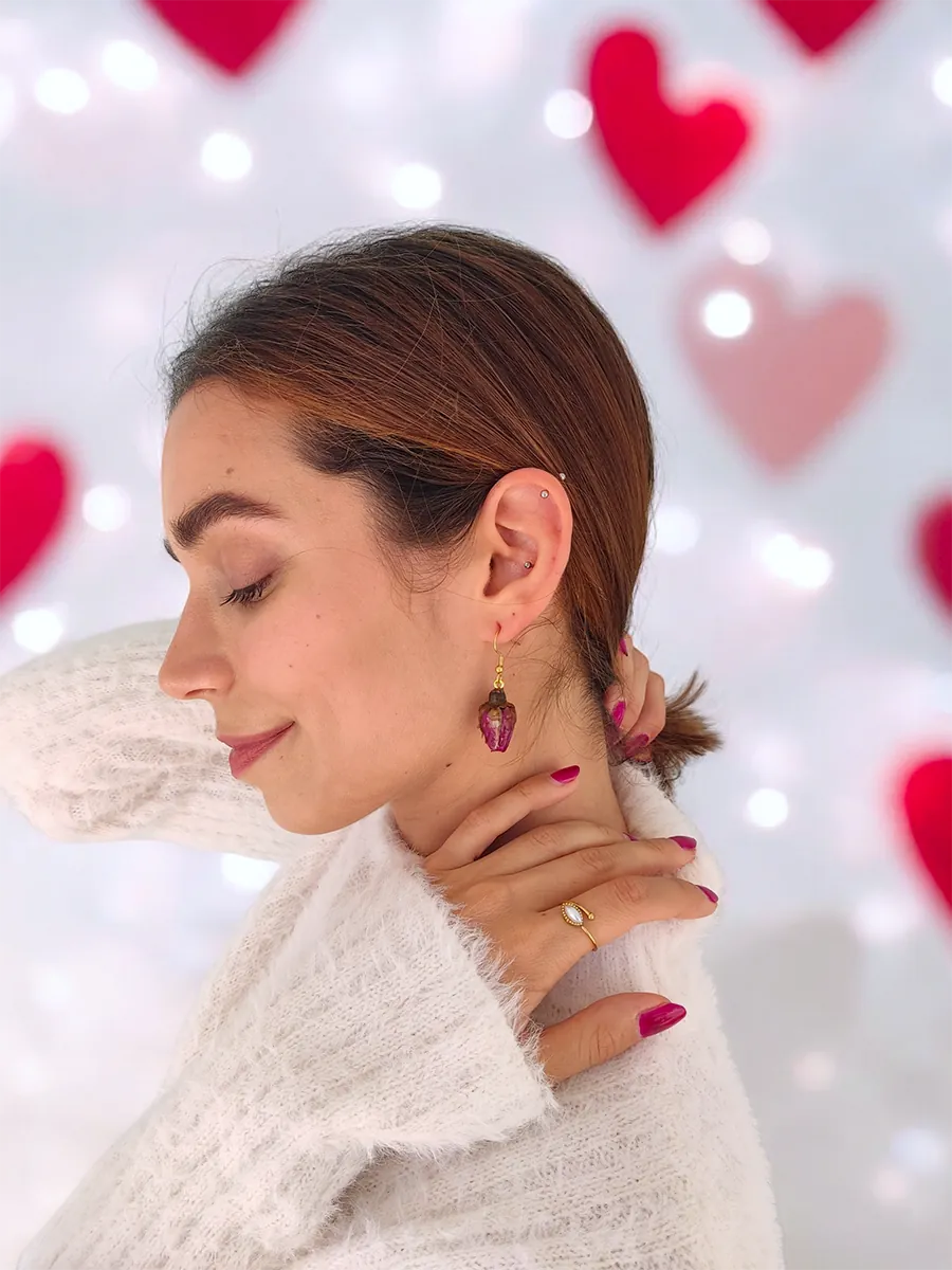 Στέκα μαλλιών υφασμάτινη κίτρινη καρό