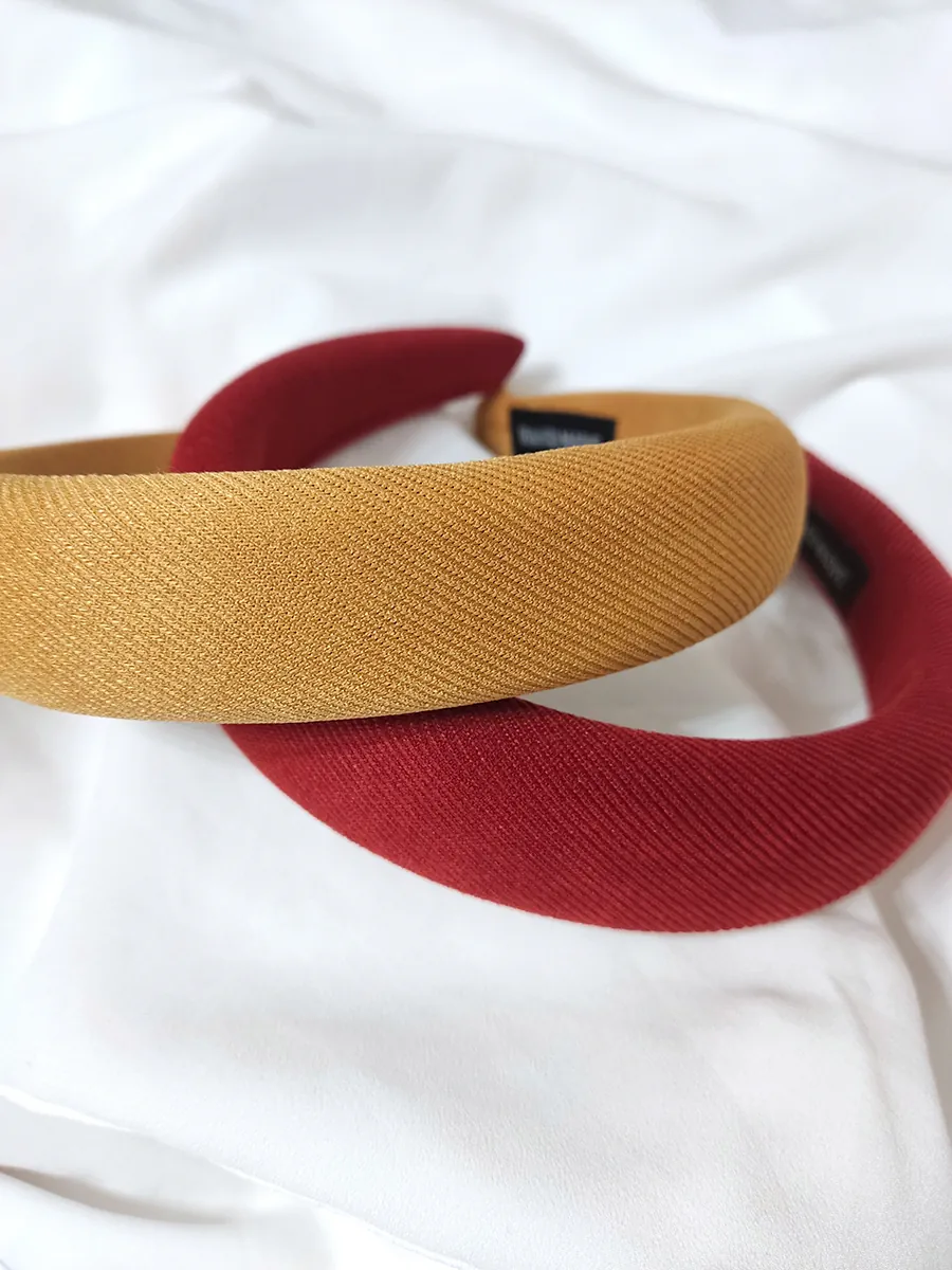 Στέκα μαλλιών από κοτλέ ύφασμα - 2 χρώματα | CHRISARTI