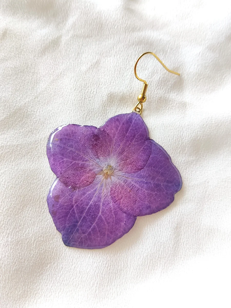 Drop Earrings Zoe – Purple