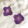 Drop Earrings Zoe – Purple