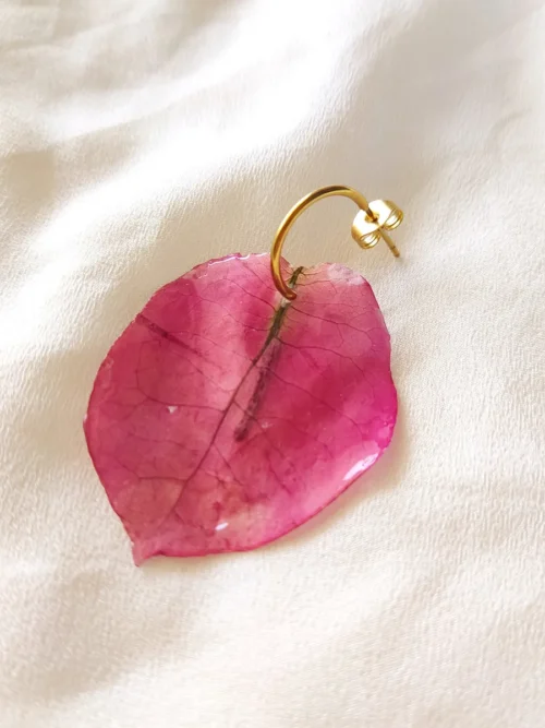 Drop Earrings Elena – Pink Glow