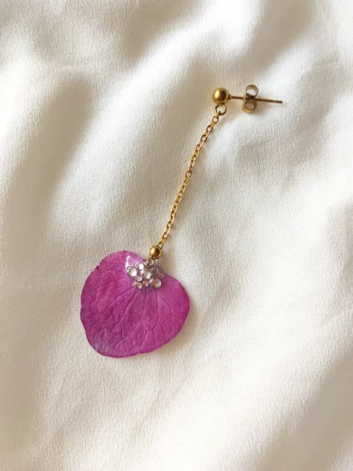 Drop Earrings Sophia – Pink Bloom