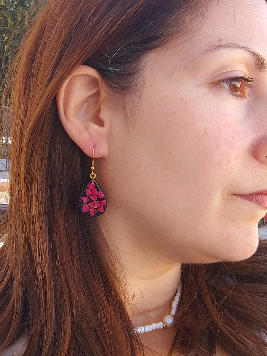 Drop Earrings Gigi – Midnight Bloom