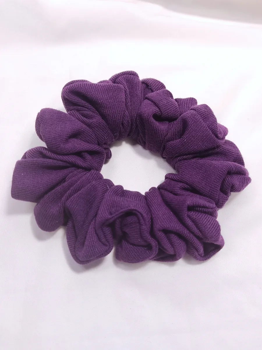 SCRUNCHIES-0083 (2) Χειροποίητο Scrunchie σε Μοβ Χρώμα – Μέγεθος Large