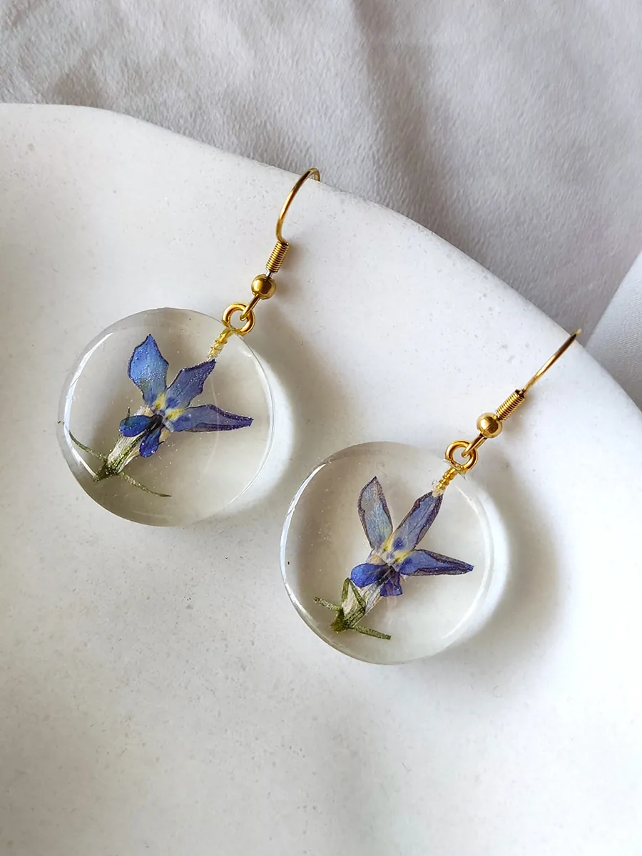Drop Earrings Bonnie – Blue Whisper