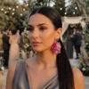 Statement Drop Earrings Lila - Pink Aura