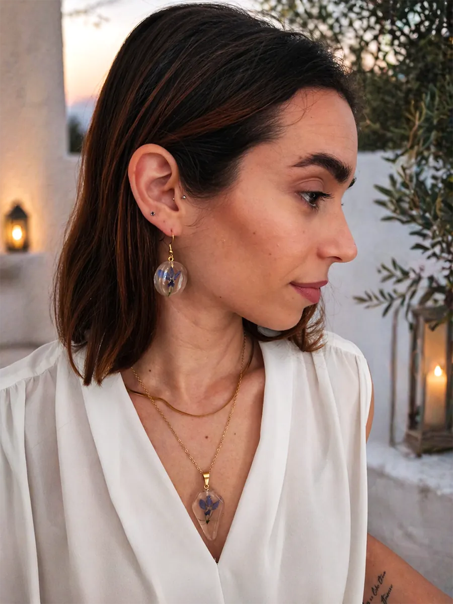 Drop Earrings Bonnie – Blue Whisper